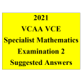 Detailed answers 2021 VCAA VCE Specialist Mathematics Examination 2